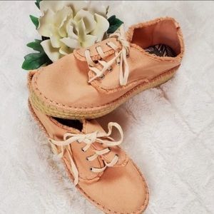 ~Anthropologie Dolce Vita peach blush Espadrilles~